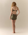 Load image into Gallery viewer, The Riva Ruched Skirt Bikini Two-Piece Bottom | Sage Olive