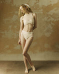 Load image into Gallery viewer, The Solene High-Neck Mesh Bikini Bottom |  Écru

