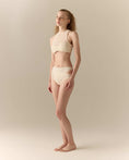 Load image into Gallery viewer, The Solene High-Neck Mesh Bikini Bottom |  Écru
