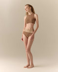 Load image into Gallery viewer, The Solene High-Neck Mesh Bikini Bottom |  Moka
