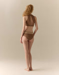 Load image into Gallery viewer, The Solene High-Neck Mesh Bikini Bottom |  Moka
