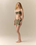 Load image into Gallery viewer, The Riva Ruched Skirt Bikini Two-Piece Bottom | Sage Olive
